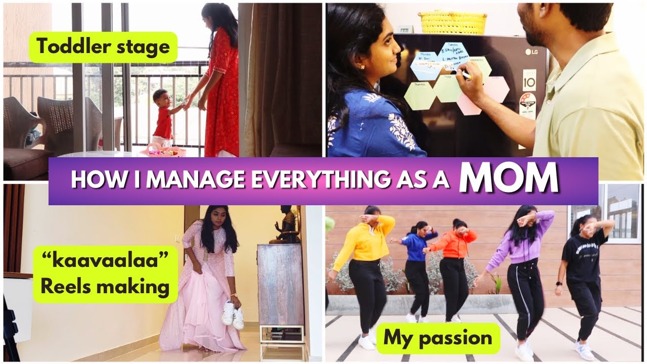 தமிழில்: Household + Baby + My Passion for Dance | How I plan and Manage my Routine | A Busy DIML