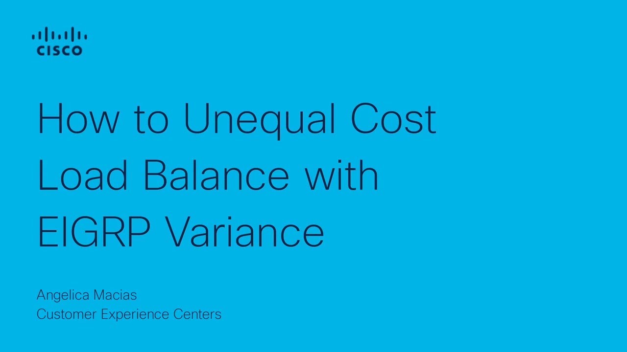 How to Unequal Cost Load Balance with EIGRP Variance | Advanced Routing Techniques