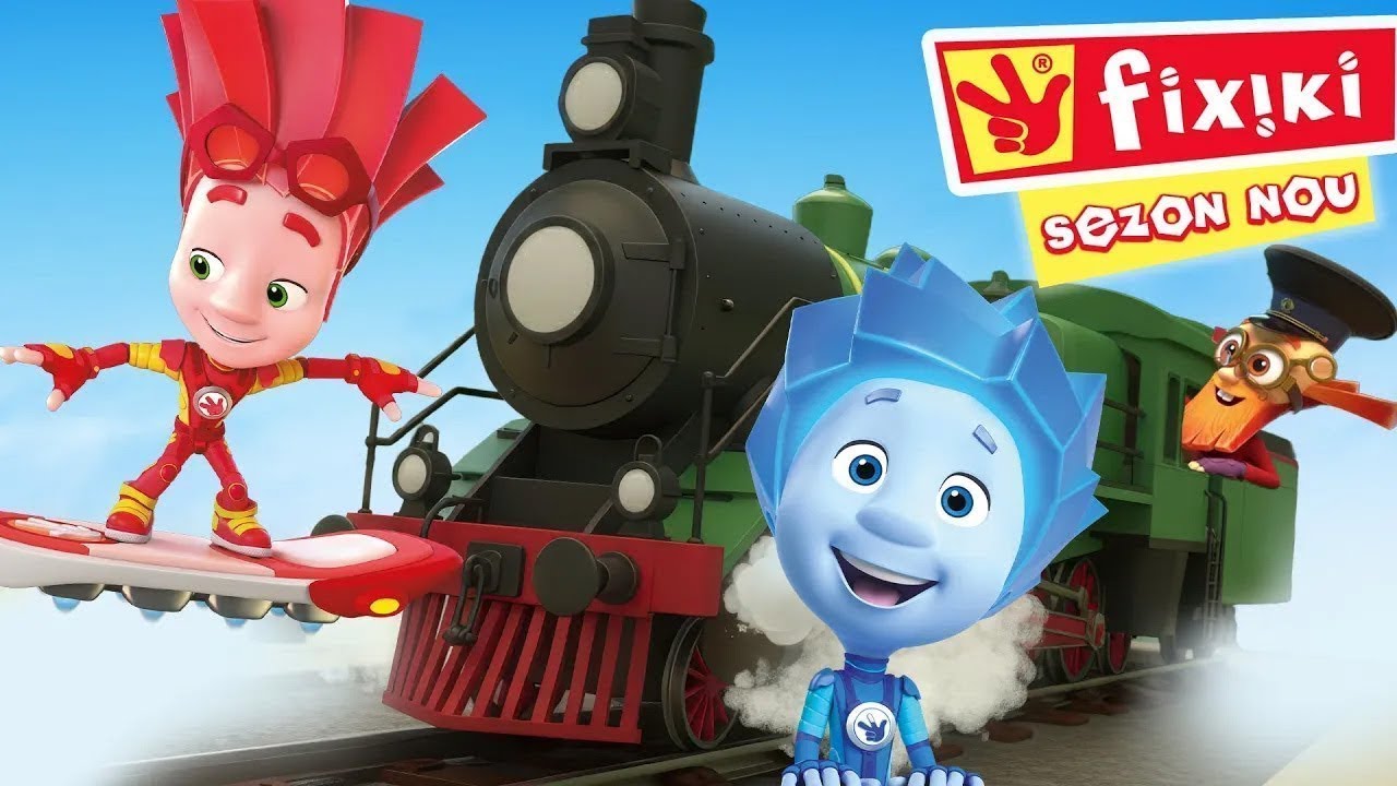 Fixiki Sezon Nou | Aventuri cu Locomotiva 🚂 | Desene Animate pentru Copii