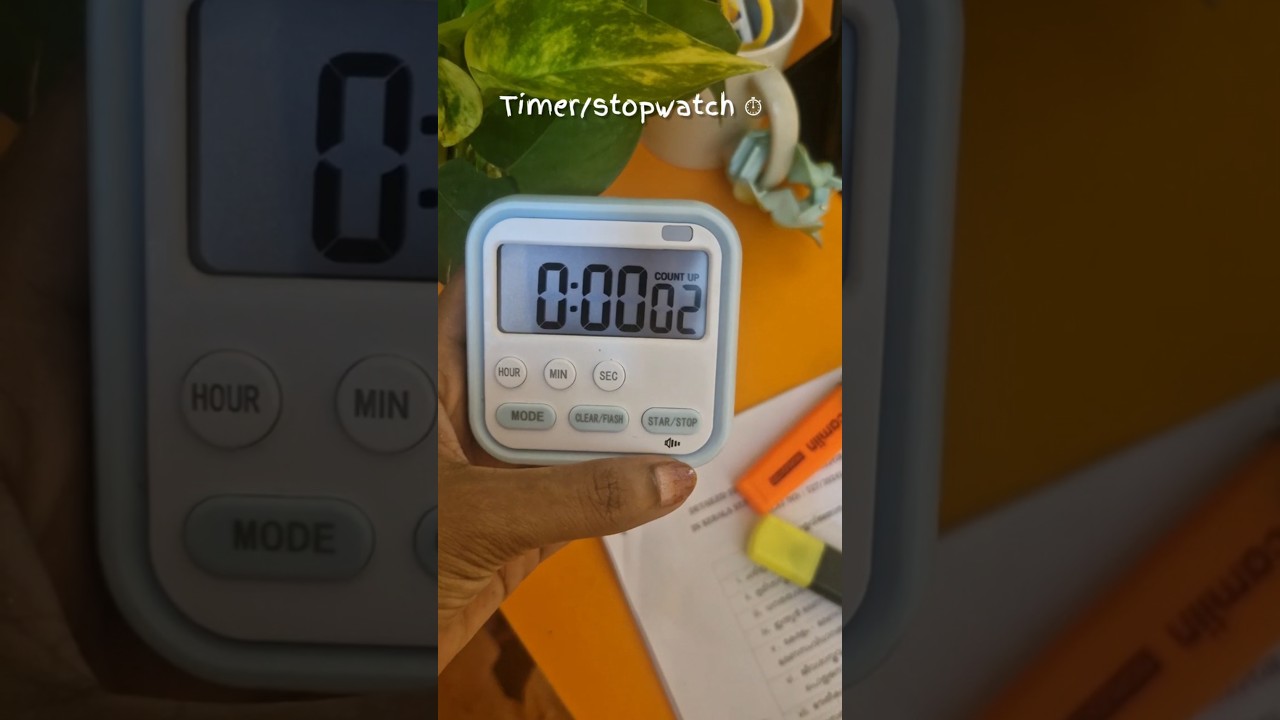 Timer/stopwatch 📚⏱️⏱️ #timer #stopwatch #clock #promodoro #studytimer #students #exam #youtubeshorts