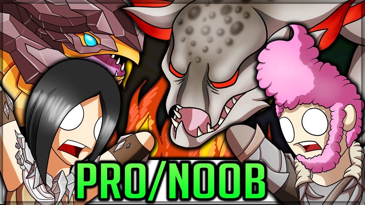 BABY ZORAH MAGDAROS - Pro and Noob VS Dauntless Multiplayer! (New Monster Fun)