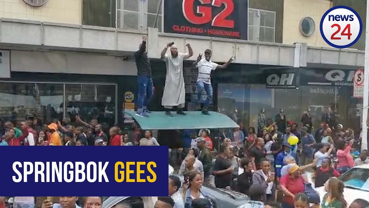 WATCH | Springboks bring Durban CBD to a standstill