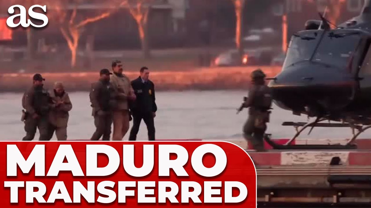 SZOKUJĄCE MATERIAŁY: MADURO przetransportowany do Nowego Jorku helikopterem, gdzie zostanie oskarżony o posiadanie narkotyk&oacute;w