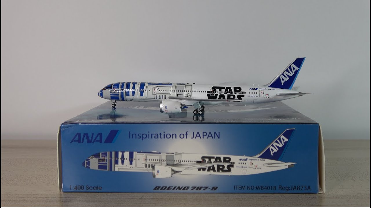 STUNNING AVIATION400 ANA STAR WARS LIVERY BOEING 787-9 UNBOXING & REVIEW
