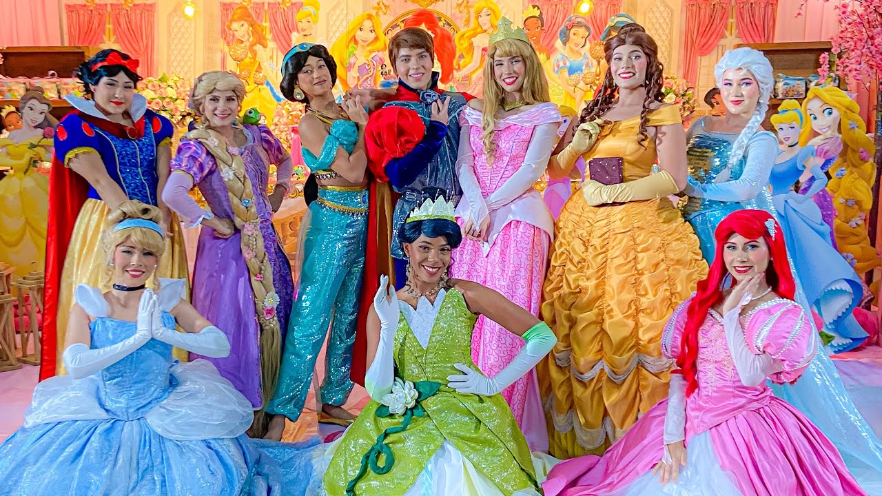 Apresentação Princesas Disney - Duas Estrelas Personagens Vivos