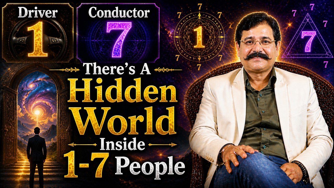 Driver 1 Conductor 7 Numerology Combination Personality, Intuition Destiny & Hidden Truths Decoded