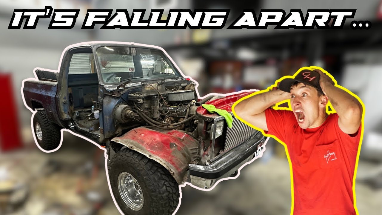 Replacing Floor Pans And Rocker Panels on Hank’s RUSTY Squarebody Chevy!