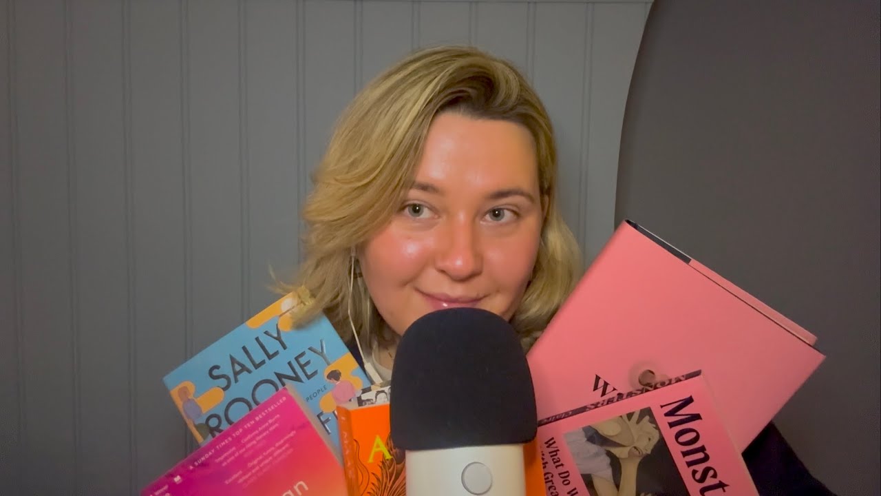 ASMR | Книги, которые я буду читать в 2025 году (звуки книг и близкий шёпот)