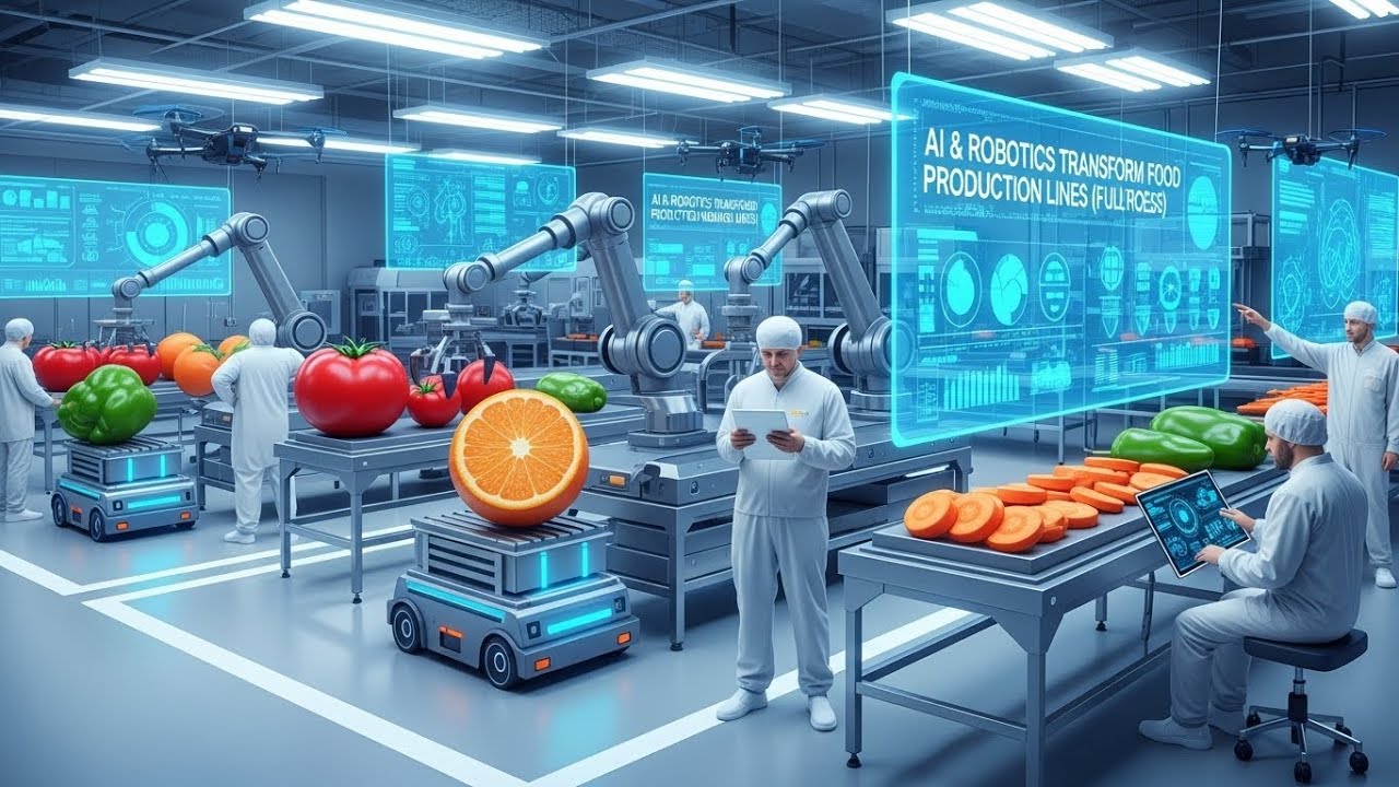 How AI & Robotics Are Transforming Food Production Lines (Full Process) Factories of 2026