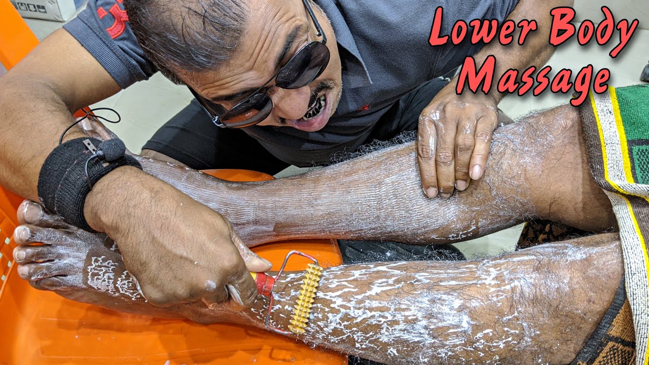 Super Relaxing Lover body massage By Asim Barber | Foot Cracking | Finger Cracks | ASMR