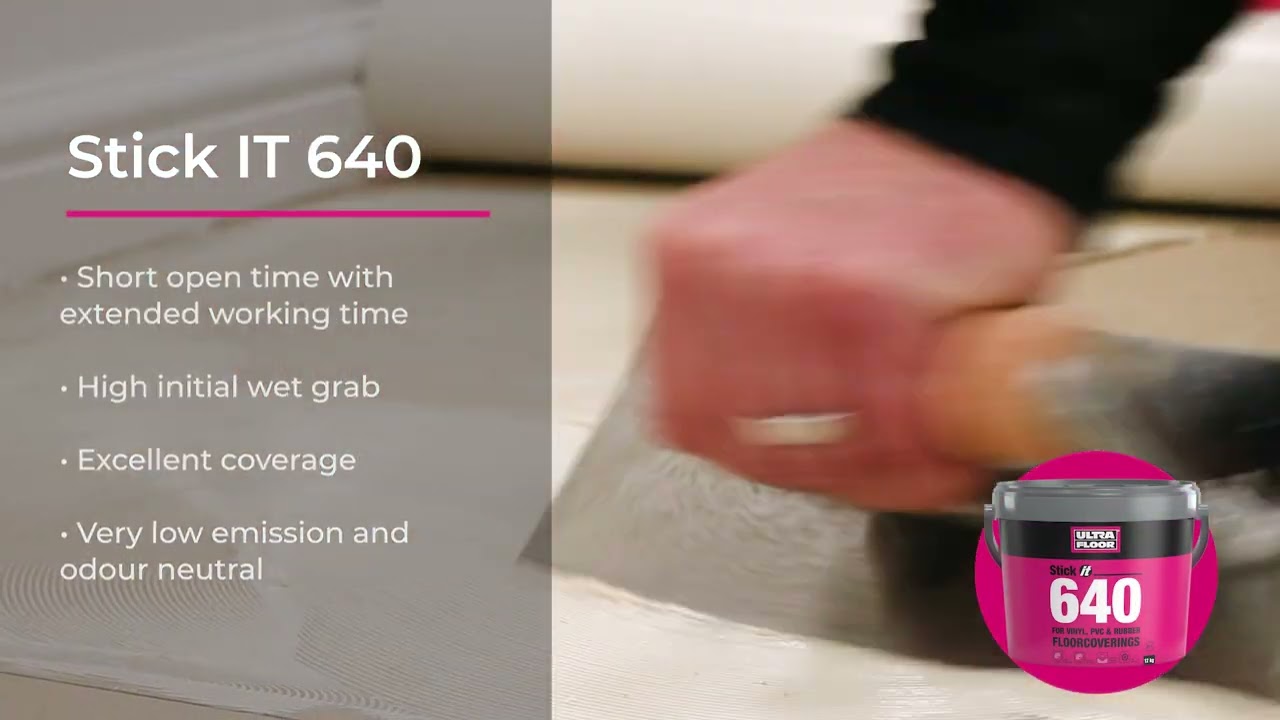 UltraFloor Stick IT 640 Application Video