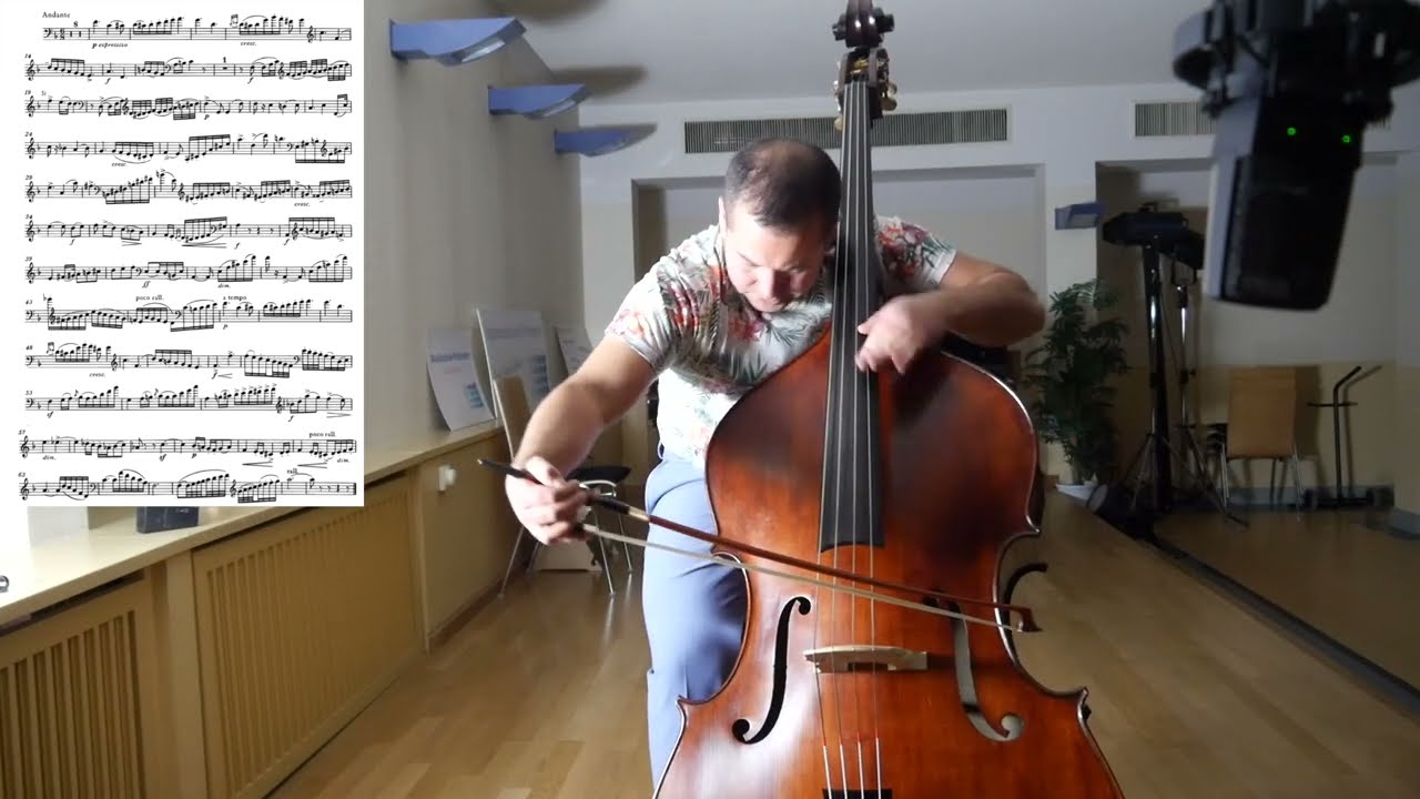 Bottesini, G., 2nd Double bass concerto, 2nd. movement