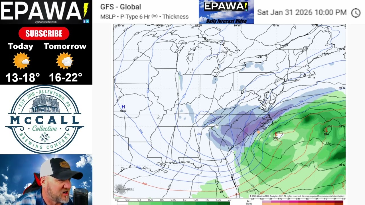 Friday January 30th, 2026 video forecast