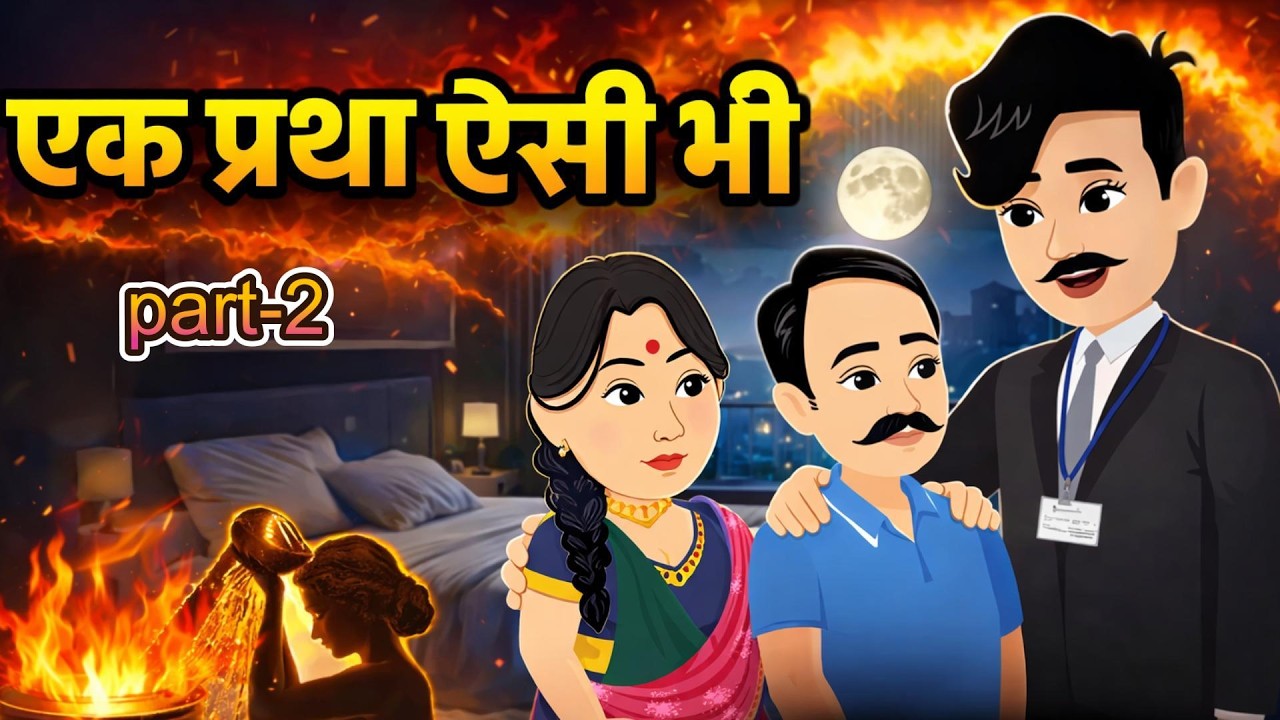 एक प्रथा ऐसी भी- Part 2 | Ek Pratha Aisi Bhi | Family Story | Cartoon video | Moral Story | Story |