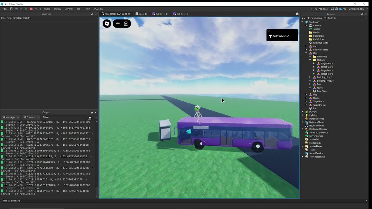 Self-Drive Bus  | ROBLOX STUDIO