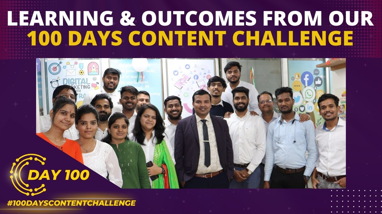 Learning & Outcomes From Our 100 Days Content Challenge