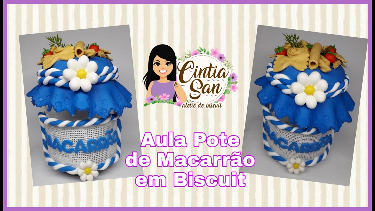 Pote de Macarrão Biscuit - Especial dia das mães 5/5