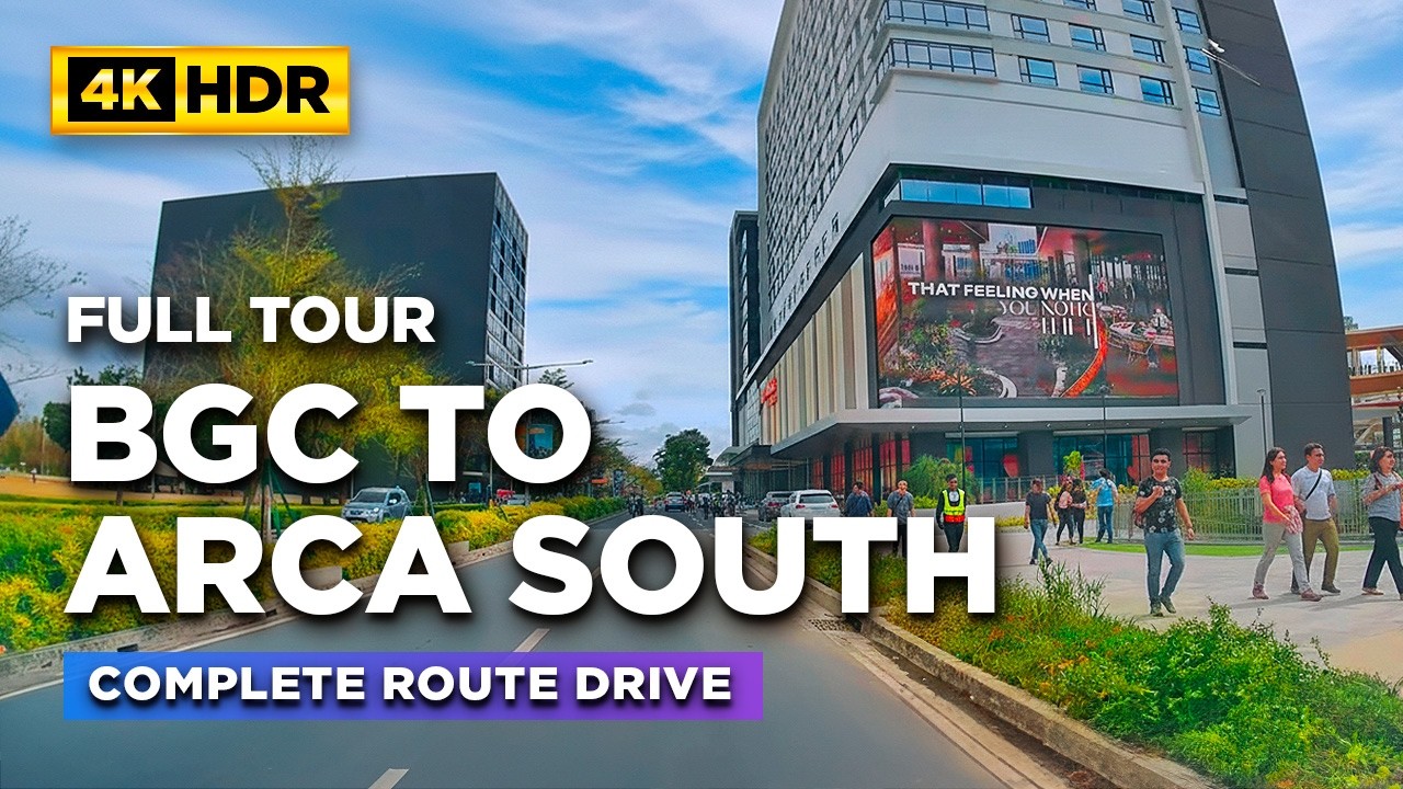 BGC TO ARCA SOUTH Full Route | Driving Tour Via the NEWLY OPENED BGC Road