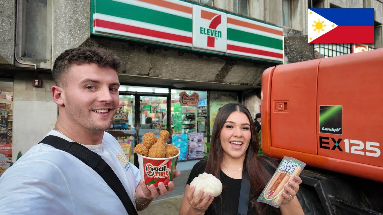Американцы впервые пробуют еду из 7-Eleven на Филиппинах! Не ожидали такого...