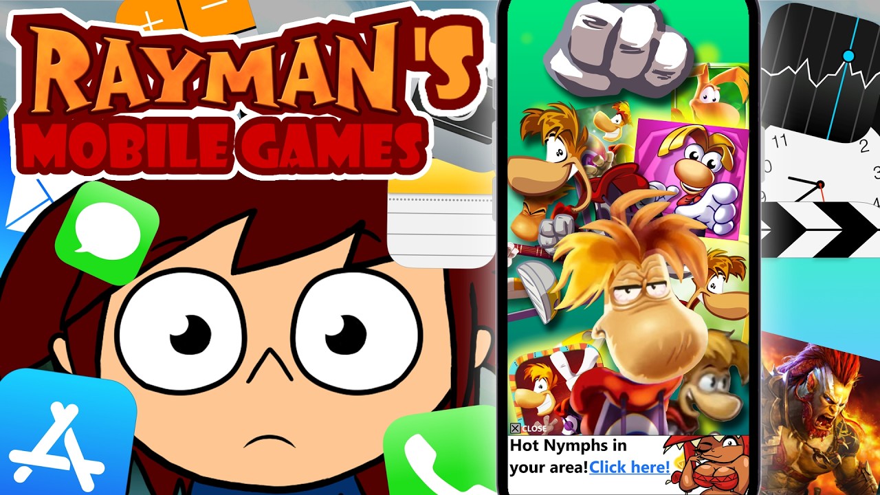 Подробный разбор мобильных игр о Rayman
