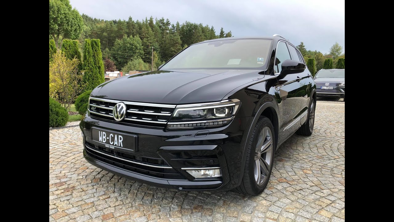 Volkswagen Tiguan Highline Webasto 2xR-LINE 4X4 DSG HeadUp Hak elek ACC Dynamic Led Line Side Assist