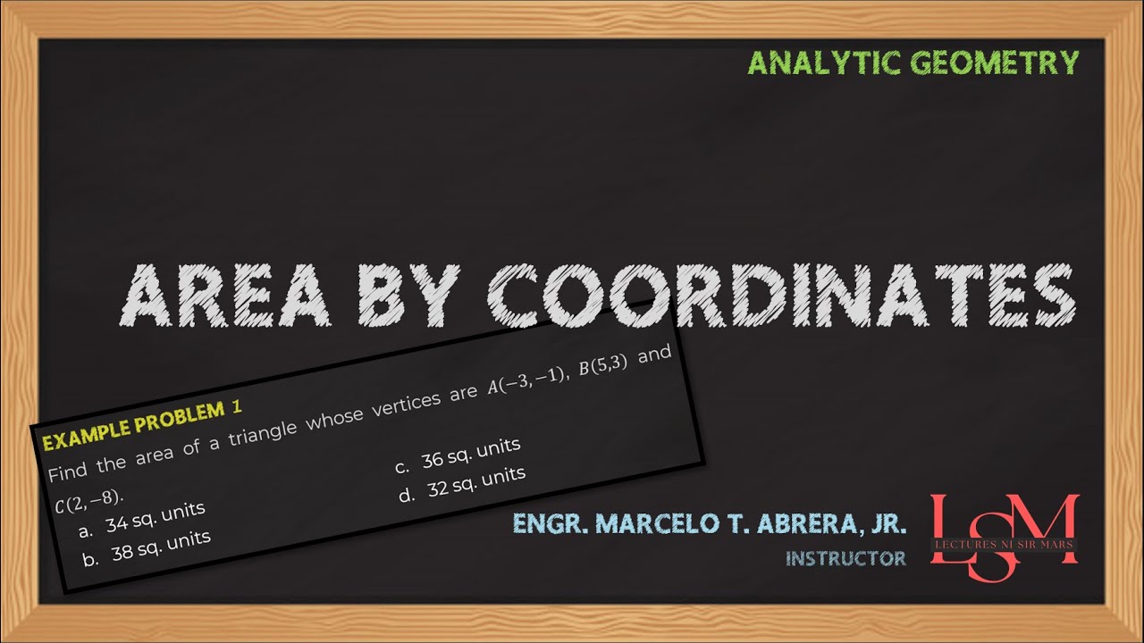 Area of Polygon by Coordinates | Analytic Geometry