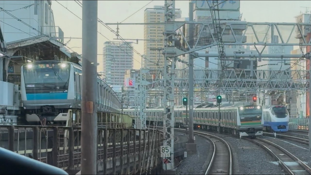 2026/1/30 上野駅13番線発　高崎線　上野駅〜尾久駅　前面展望