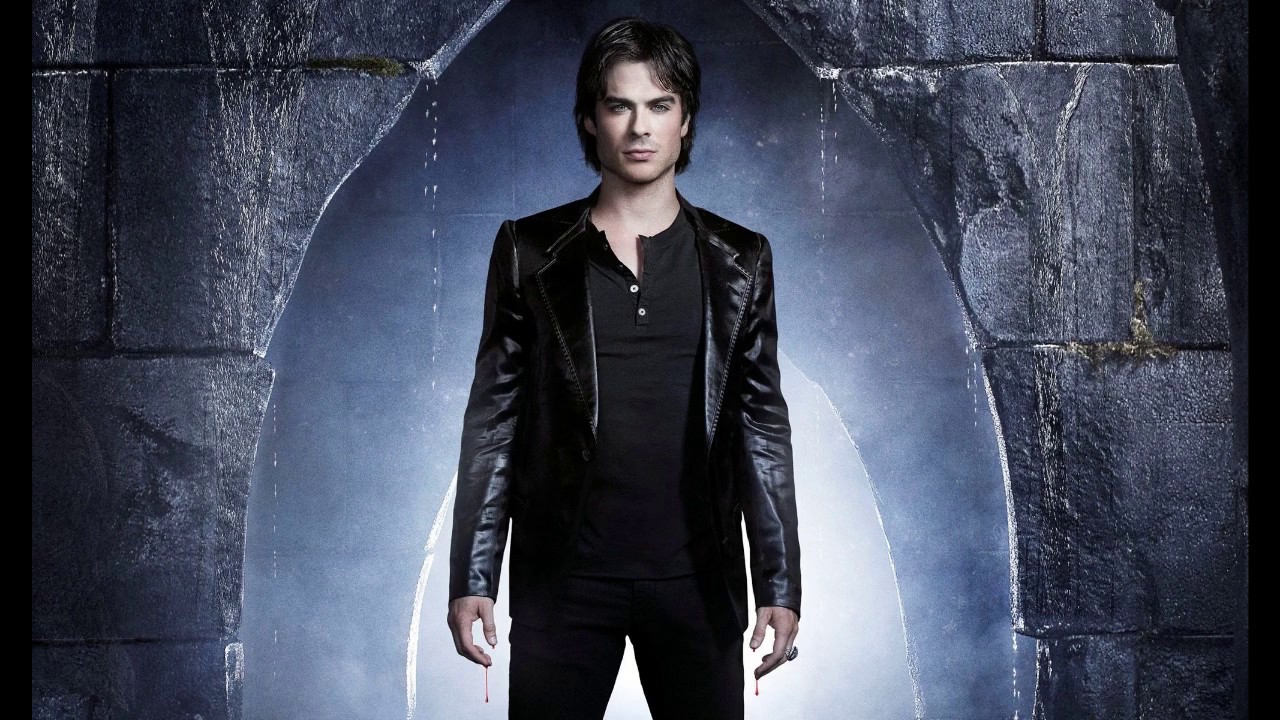 Damon Salvatore - Purple Lamborghini
