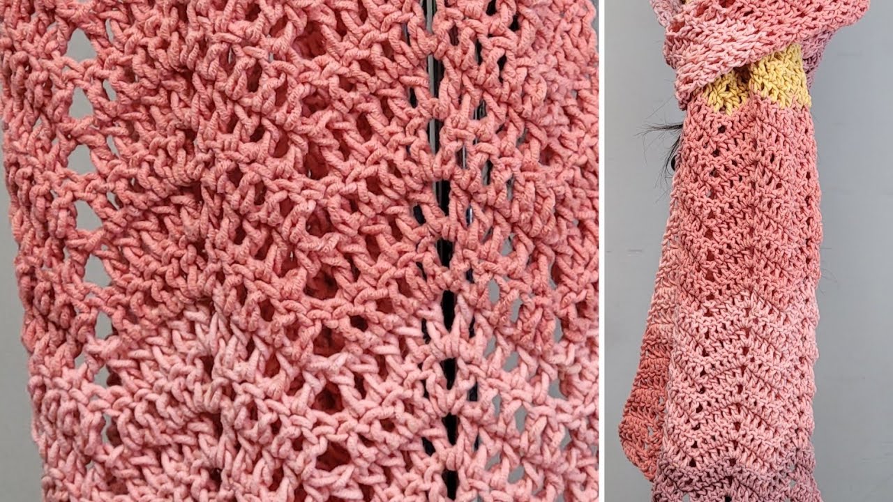 Crochet Chevron Scarf