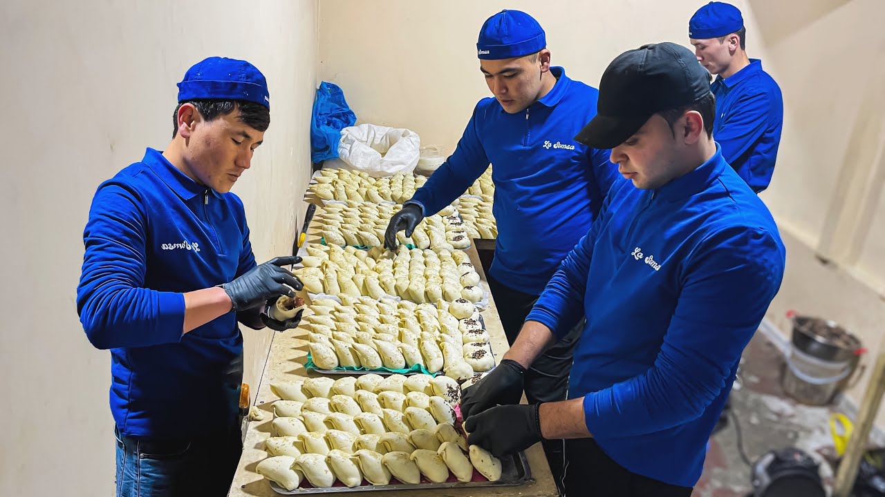 Узбекская Уличная Еда, Приготовленная при -20°C. НАСТОЯЩИЙ Узбекский Плов и 5 видов Самсы.