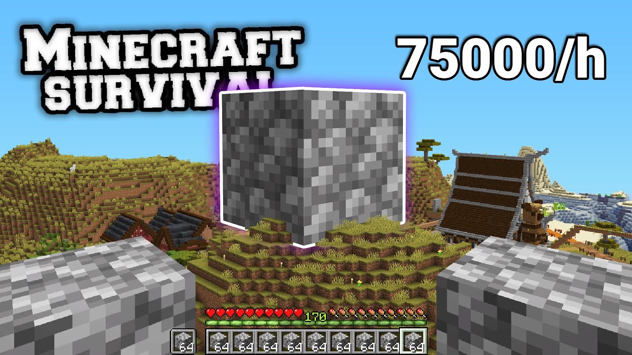 Minecraft Prezivljavanje 160 | COBBLESTONE FARMA