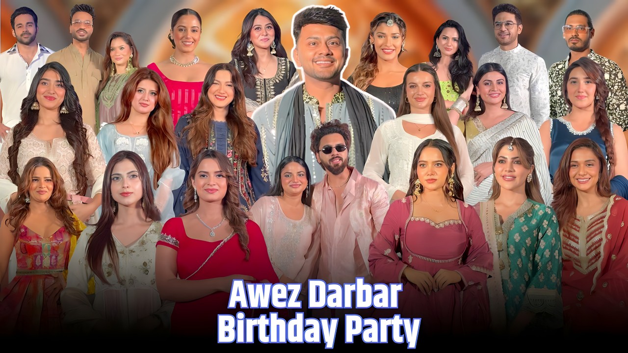 Awez Darbar Birthday Party | Ankita Lokhande, Manisha Rani, Ashnoor Kaur, Khanzadi & More
