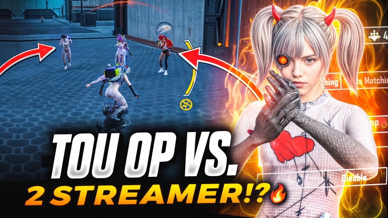 TOUOP vs *Streamers | Handle PANIC Situation BGMI 🔱