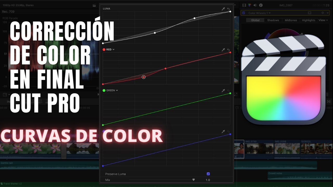 Corrección De Color En Final Cut Pro - Curvas De Color