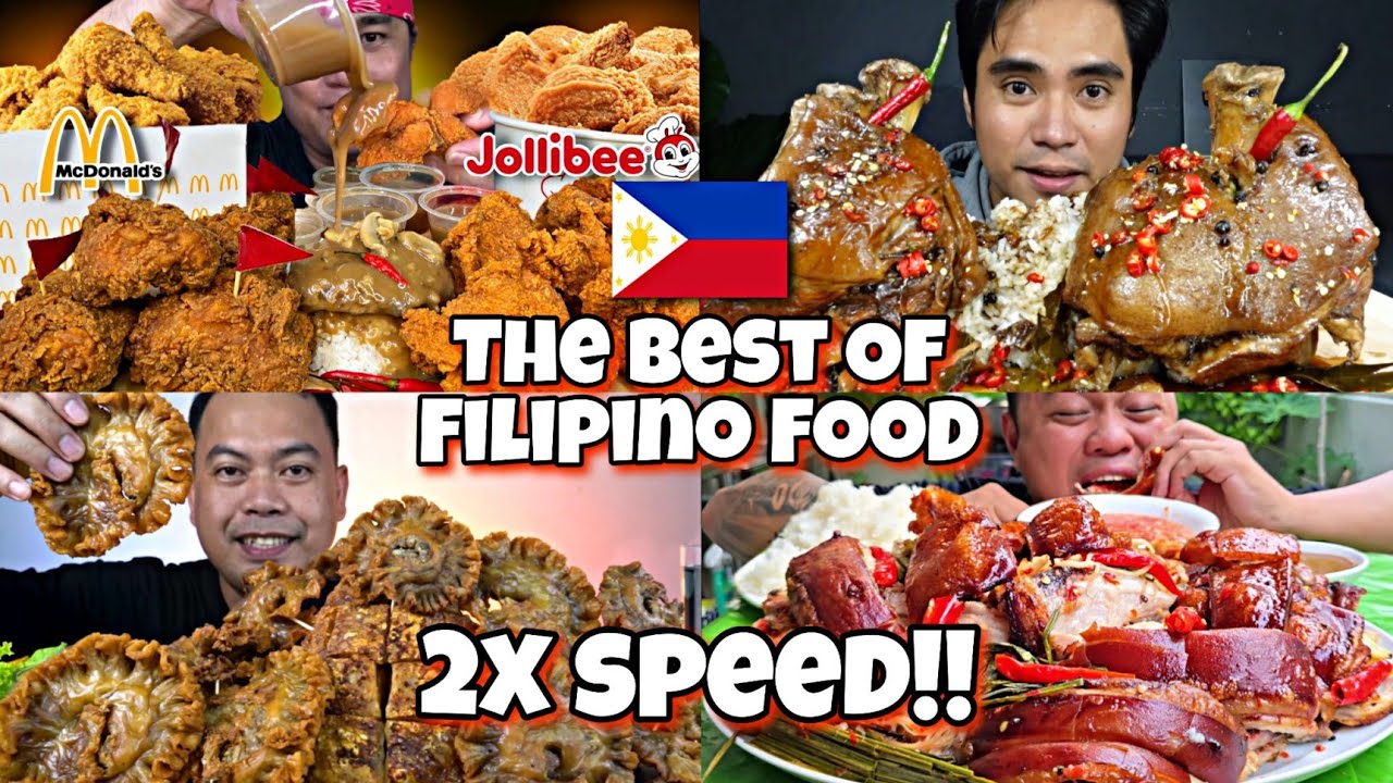 2x speed!!🔥The Best Of FILIPINO FOOD MUKBANG ASMR🇵🇭 PHILLIPINES Mukbang compilations in Fast Motion