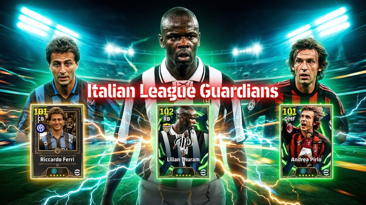 eFootball | Epic Italian League Guardians—Thuram, Pirlo & Ferri | Spin or Skip?