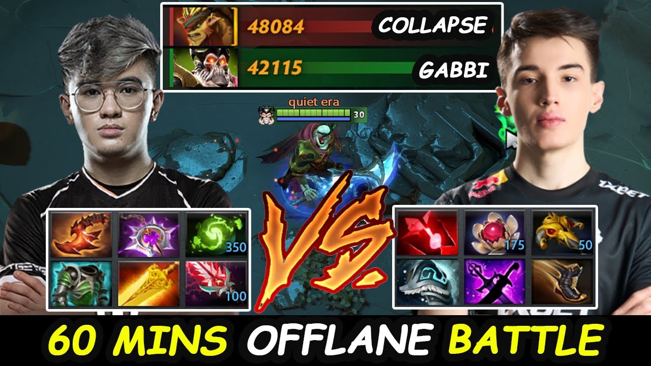 Gabbi vs Collapse : OFFLANE BATTLE 60 Mins Intense Fight Server EU