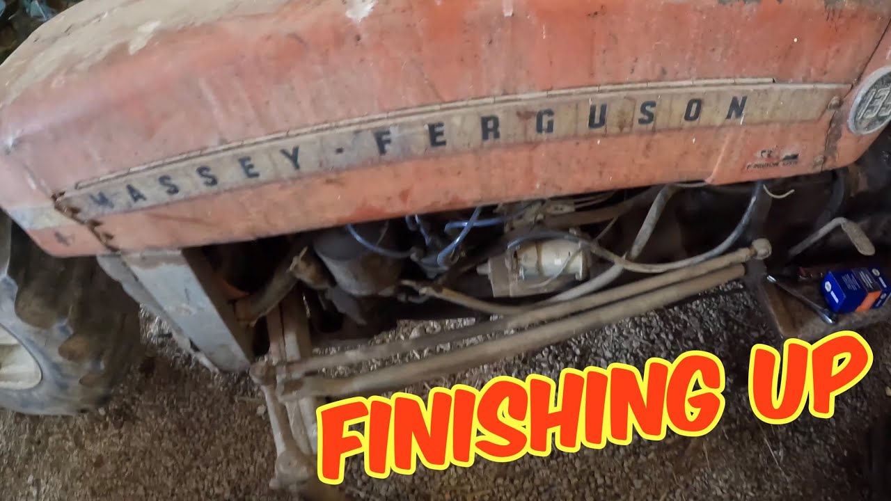 Finishing up: Massey, Ferguson 135 job complete!