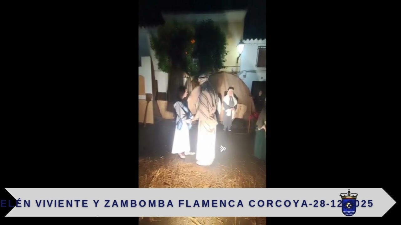 ok belen viviente y zambomba corcoya 2025