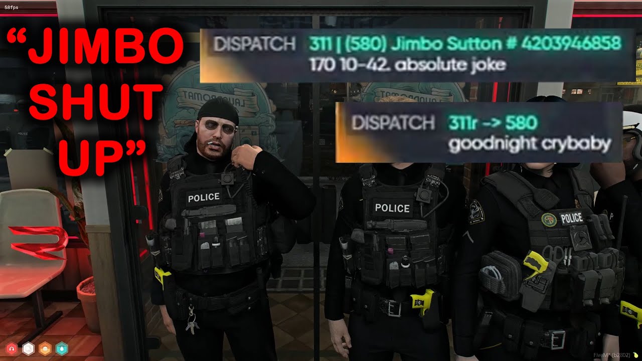 Conan makes Jimbo go Off Duty DRAMA... | NoPixel 4.0 GTA RP