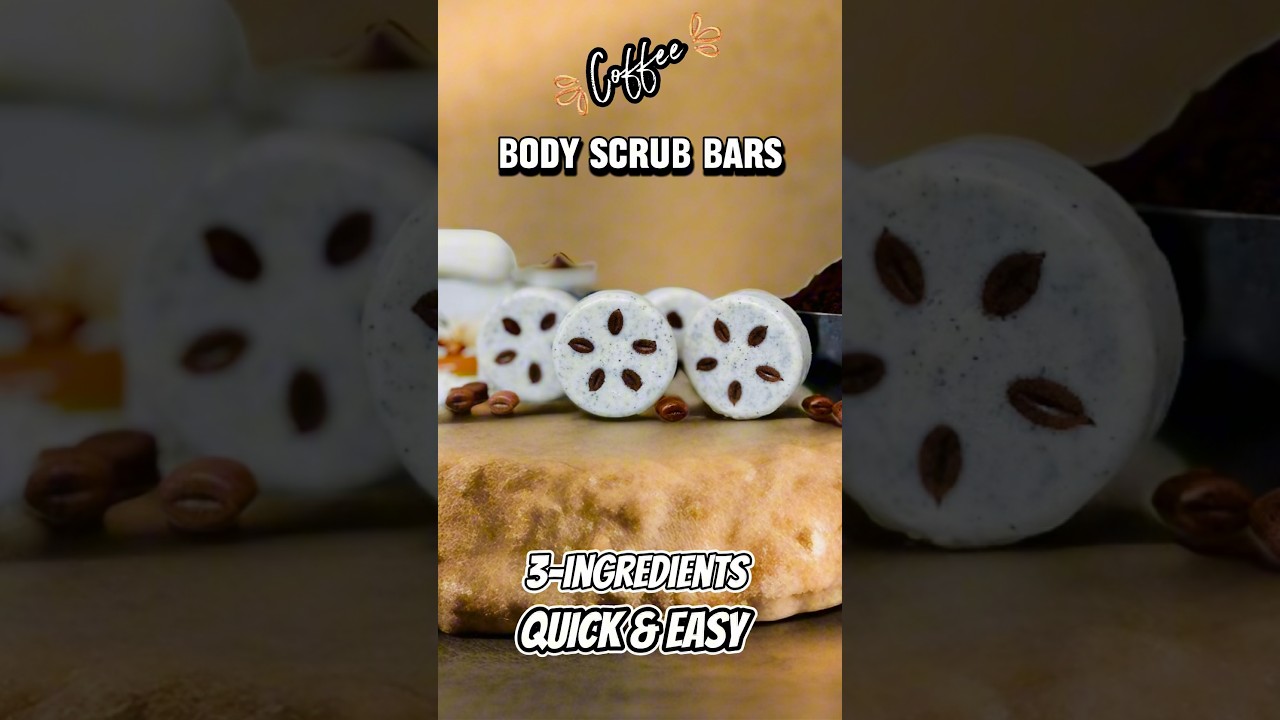 3-ingredient Solid Scrub Bar Formula That Turns Creamy When Activated!