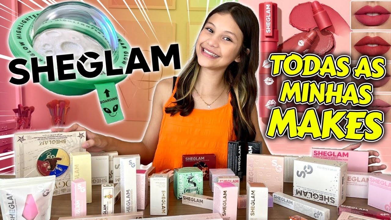 Todas as minhas maquiagens da Sheglam | Dudinha Show