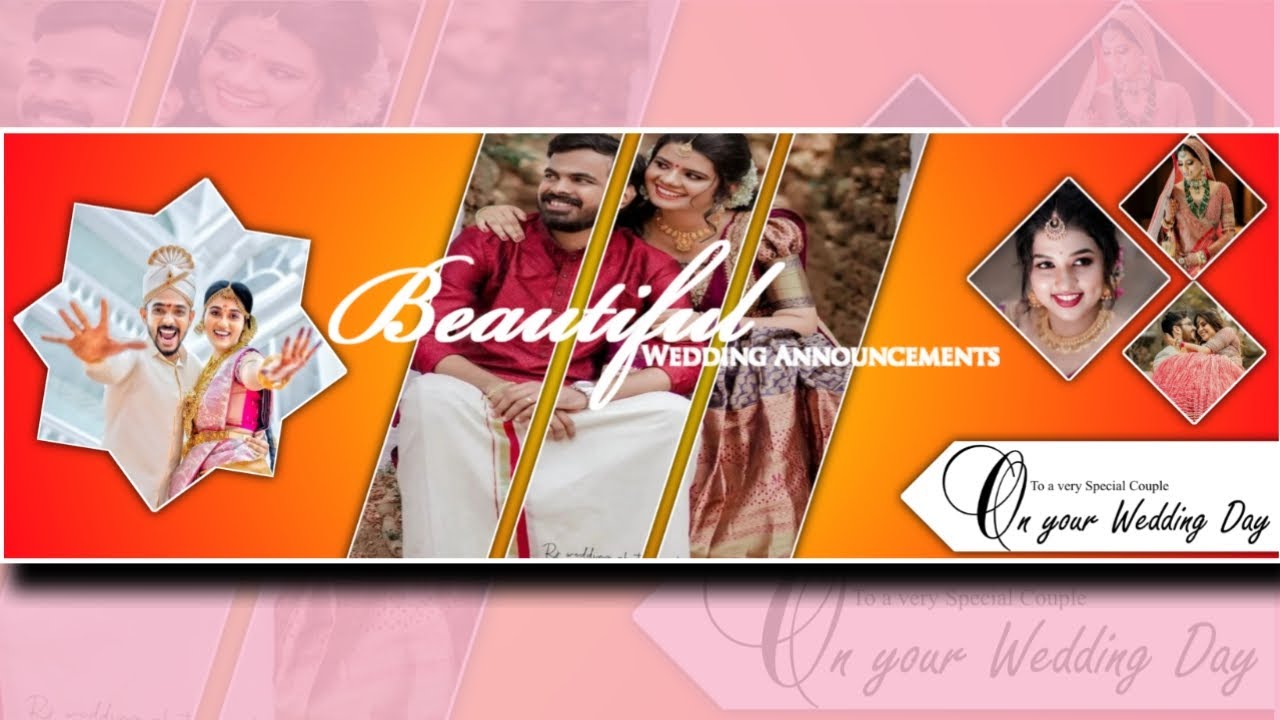 Easy Way to Design Marriage Photo  | Wedding Album Photo design