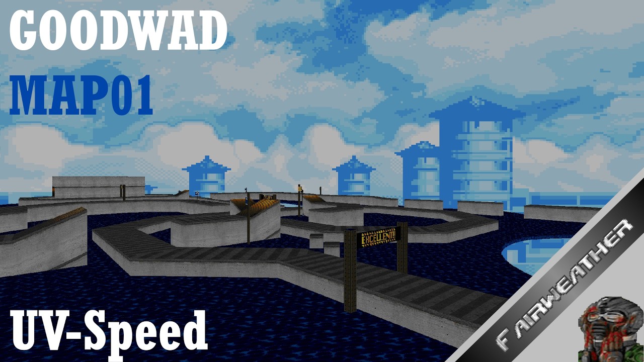 Doom II - GOODWAD MAP01 [Fairweather] // UV-Speed