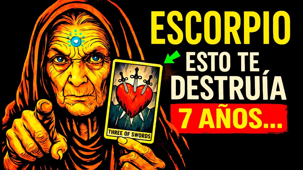 ESCORPIO♏ ¡LA VERDAD TE DESTRUYE! 😭💔 7 AÑOS DE SUFRIMIENTO POR ESTO… Y NADIE TE LO DIJO