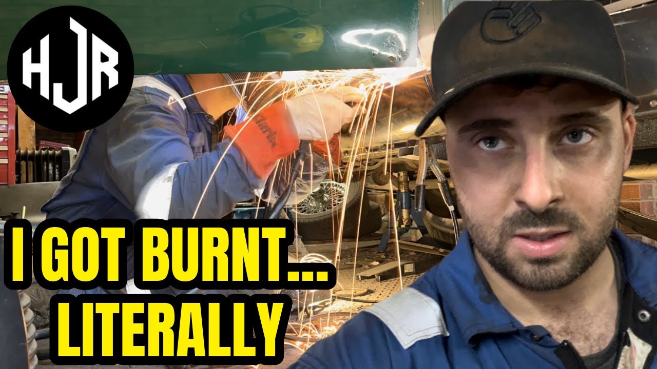 How to weld in the sills on an MGB - MGB gt restoration