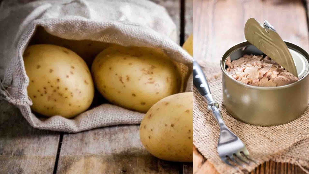 6 recettes à faire avec une simple boîte de thon et des pommes de terre