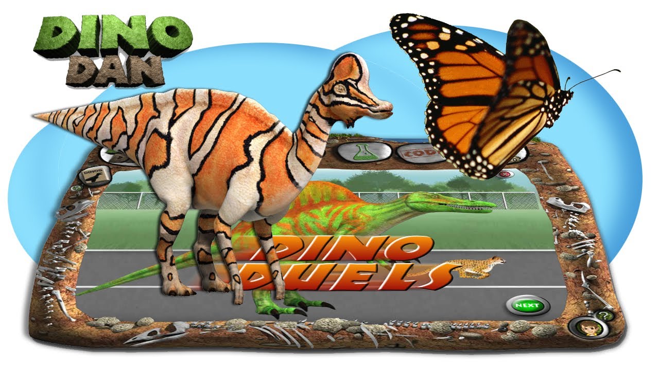 DINO DAN : DINO DUELS - Corythosaurus Vs Butterfly