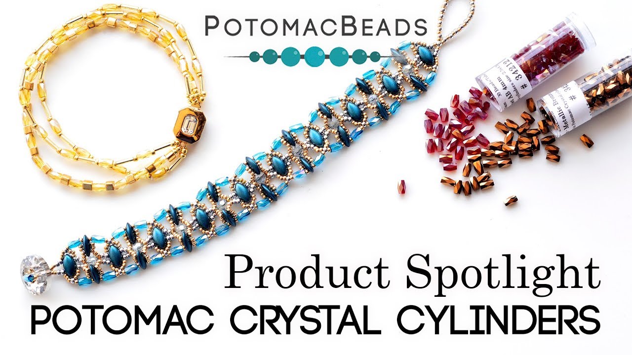 Product Spotlight  - Potomac Crystal Cylinder Beads
