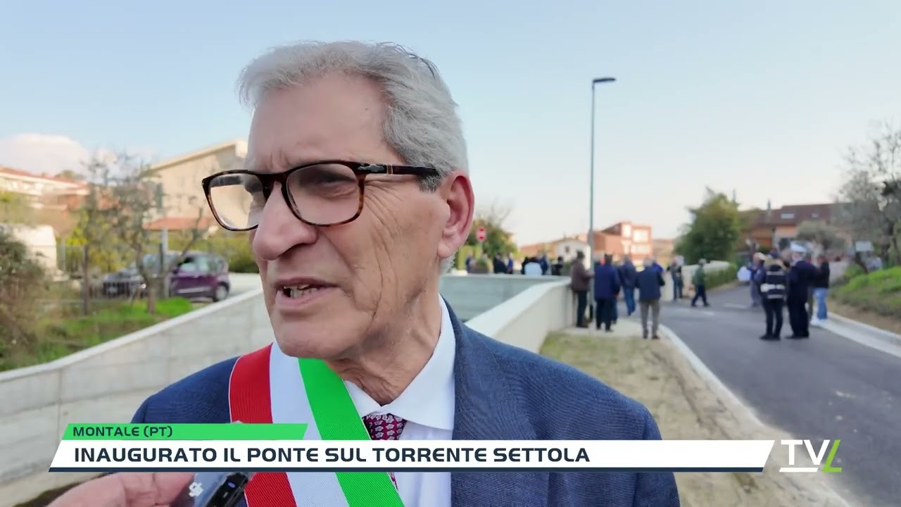 Inaugurato il ponte sul torrente Settola